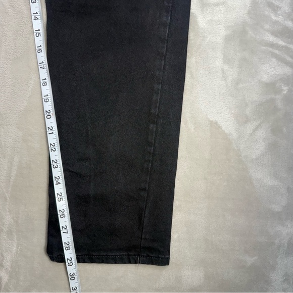 Levi's 502 Taper Fit Stretch Jeans Men's Sz 36x30 Black - Picture 10 of 11